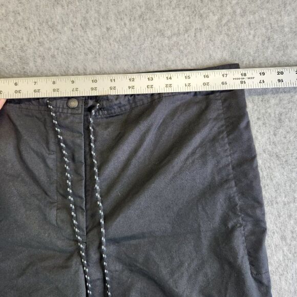 Lauren Ralph Lauren Pants Womens Small Black Drawstring Ankles Hidden Button Fly - Picture 12 of 16